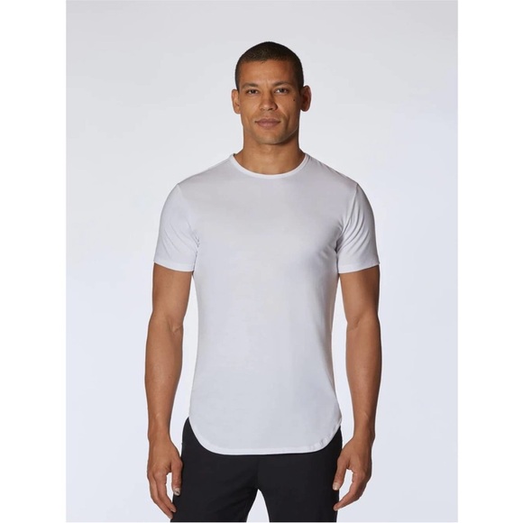 Cuts Large Elongated White T Shirt - Picture 1 of 8